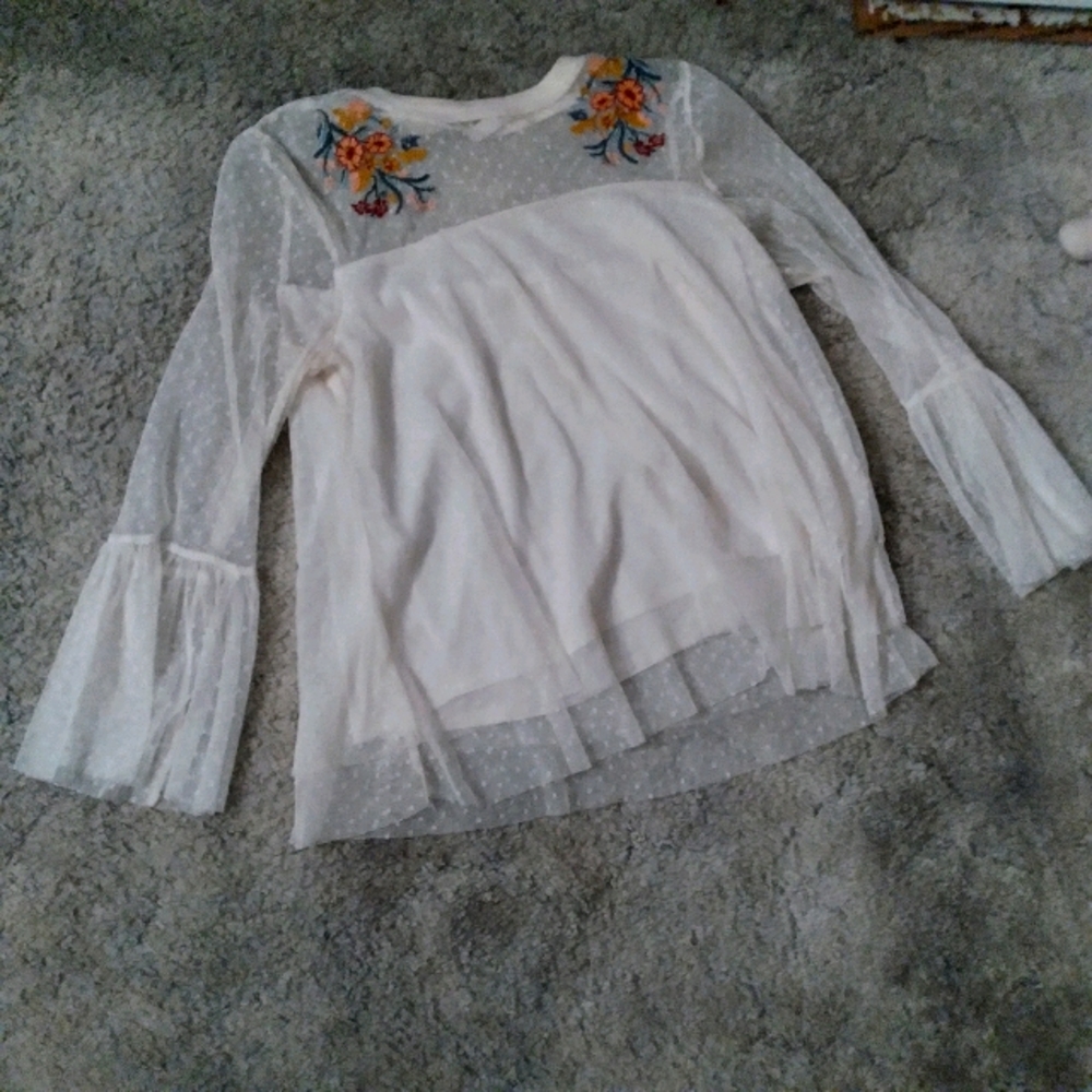 Xhilaration White Blouse